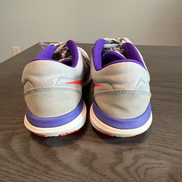 Nike Women's Flex Run 2015 Running Shoe Grey/Orange Size 6,5 - Picture 5 of 8